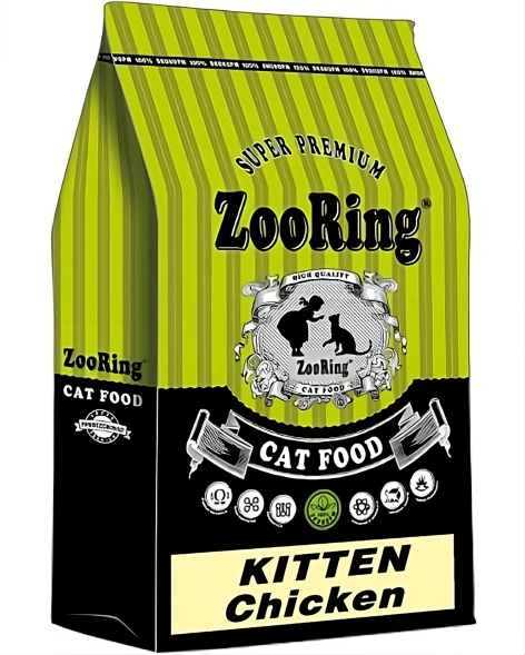 ZooRing - Сухой корм для котят, с цыпленком (Kitten Chicken)