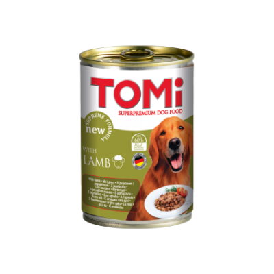 ToMi - Кусочки в соусе для взрослых собак всех пород с ягненком 400 гр