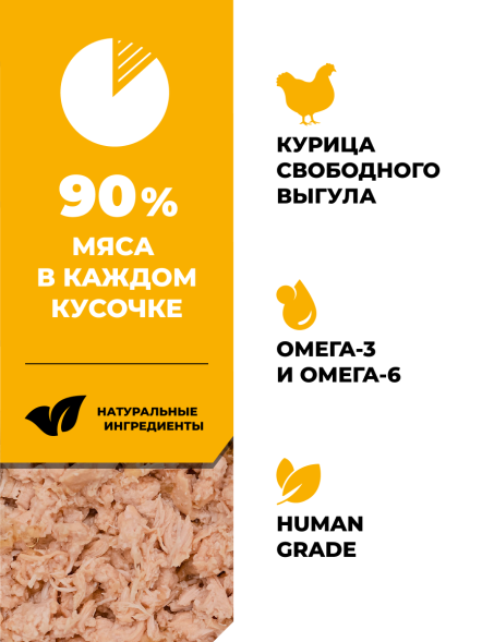 Go&amp;#039;Kitchen Hair&amp;amp;Skin - Пауч для взрослых кошек, курица и овощи в желе 85гр