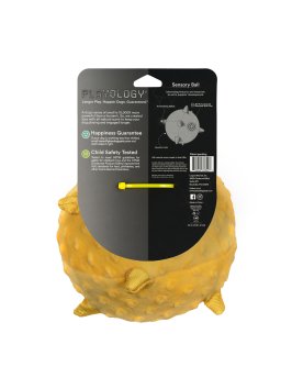 Playology - Сенсорный плюшевый мяч PUPPY SENSORY BALL 15 см для щенков средних и крупных пород 8-16 недель, с Ароматом