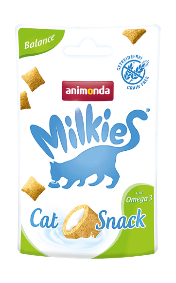Animonda Milkies - Лакомство для кошек хрустящие подушечки для поддержания активности 30гр