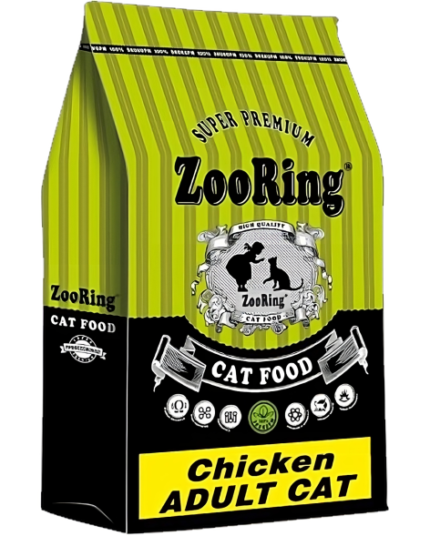 ZooRing - Сухой корм для взрослых кошек, с курицей (Adult Chicken)