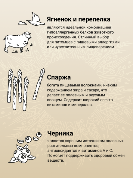 Craftia Natura - Сухой корм для щенков средних и крупных пород, из Ягненка с Перепелкой