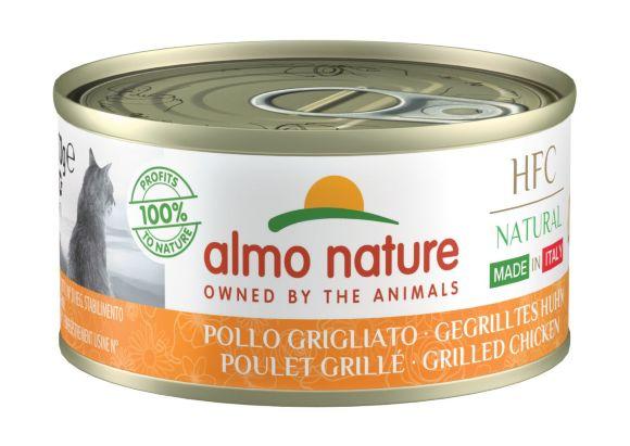 Almo Nature HFC Natural grilled Chicken - Консервы для кошек Итальянские рецепты:"Курица гриль" 70гр
