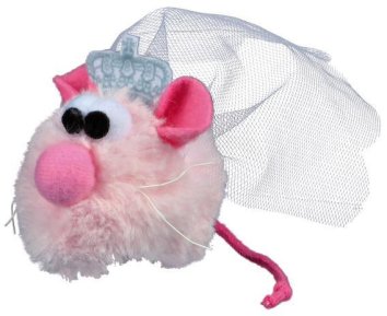 Trixie - Игрушка для кошки Мышь-невеста Princess, 5 см, плюш, розовый