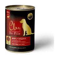 Clan de File - Консервы для собак с Говядиной 340 гр