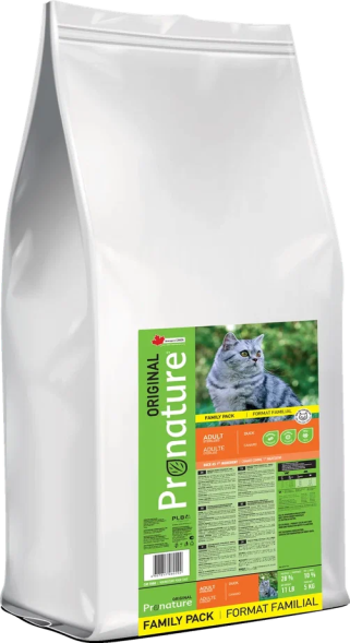 Pronature Original - Сухой корм для стерилизованных кошек с уткой