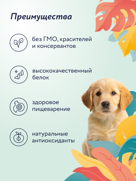 Florida - Сухой корм для щенков крупных пород с ягненком и грушей
