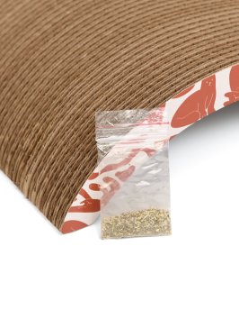 PetSHOP - Картонная когтеточка-лежанка волна &amp;quot;Рокси&amp;quot; с кошачьей мятой, 53x20,5x8,5 см