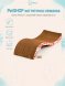 PetSHOP - Картонная когтеточка-лежанка волна &amp;quot;Рокси&amp;quot; с кошачьей мятой, 53x20,5x8,5 см