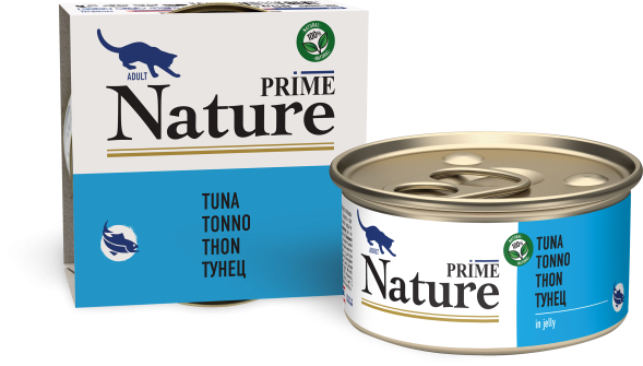Prime Nature - Консервы для кошек, тунец в желе, 85 гр