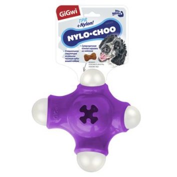 GiGwi - Игрушка Кость для собак, нейлон/резина