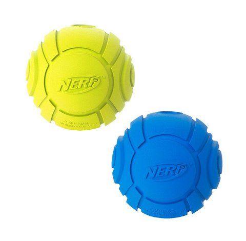 Nerf Dog - Игрушка-Мяч рифленый, 6 см, 2 шт
