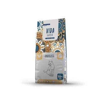 Vida Super - Сухой корм для взрослых кошек, с курицей и овощами