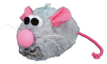 Trixie - Игрушка для кошки Мышь-жених Prince, 5 см, плюш, серый