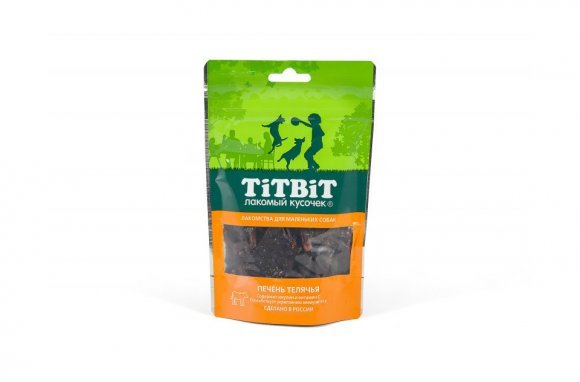 TiTBiT - Печень телячья для маленьких собак 50 гр