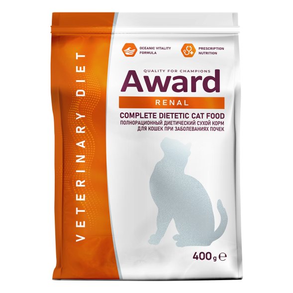Award Veterinary Diet Renal - Диетический корм для взрослых кошек при заболеваниях почек