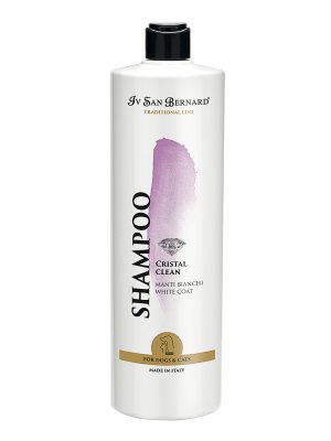 Iv San Bernard Traditional Line Cristal Clean — шампунь для устранения желтизны шерсти Iv San Bernard Traditional Line Cristal Clean — шампунь для устранения желтизны шерсти