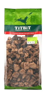 TiTBiT - Лакомство для собак, Легкое говяжье, Мягкая упаковка, 500 гр