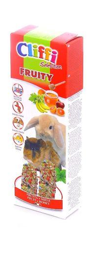Cliffi Sticks for rabbits and guinea pigs honey and fruit - Лакомства для морских свинок и кроликов: палочки с фруктами и медом 110гр