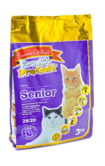 Frank's ProGold Senior 28/20 - Сухой корм для пожилых кошек 3кг