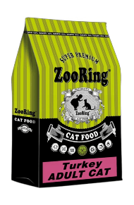 ZooRing Adult Turkey - Сухой корм для кошек, с индейкой
