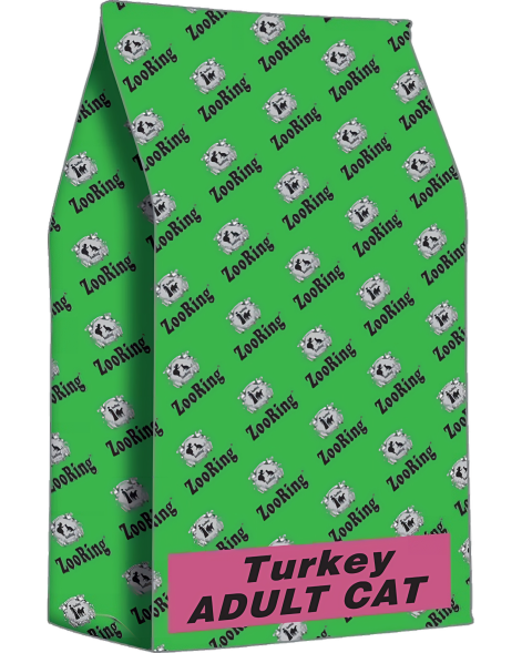 ZooRing - Сухой корм для кошек, с индейкой (Adult Turkey)