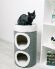 Tappi - Домик - когтеточка для кошек раппорто, 35 × 35 × 60 см.