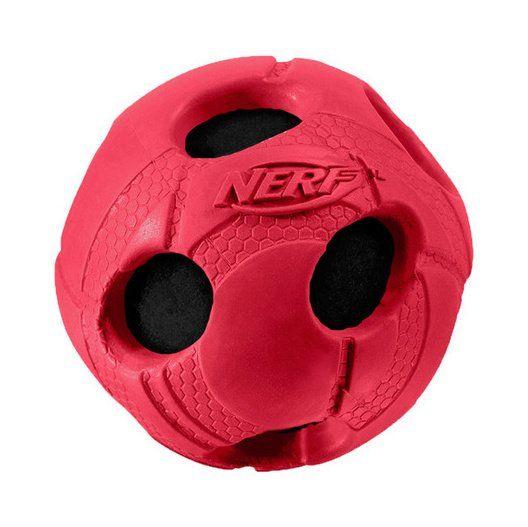 Nerf Dog - Игрушка-Мяч с отверстиями, 5 см