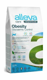 Alleva Care Obesity Glycemic Control - Сухой корм для взрослых кошек, для снижения веса, при сахарном диабете, ветеринарная диета