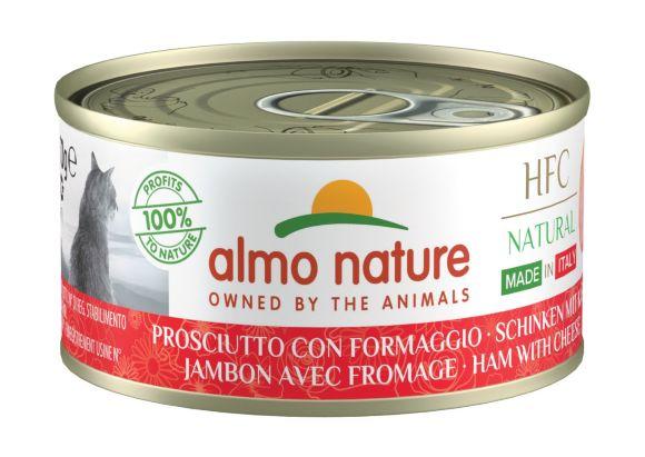 Almo Nature HFC Natural Ham with Parmigiano - Консервы для кошек Итальянские рецепты: "Ветчина и пармезан" 70гр