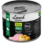 Vita Pro Lunch - Влажный корм беззерновой для взрослых собак всех пород с индейкой и грушей, 240гр Vita Pro Lunch - Влажный корм беззерновой для взрослых собак всех пород с индейкой и грушей, 240гр