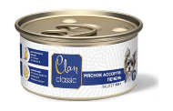 Clan Classic  - Консервы для собак Мясное ассорти с печенью 100 г