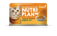 Nutri Plan - Консервы для кошек, Тунец с Сыром в собственном соку, 160 гр