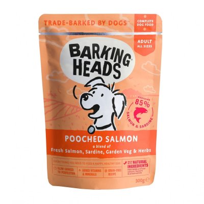 Barking Heads - Паучи для собак с лососем и сардинами 300 гр Barking Heads - Паучи для собак с лососем и сардинами 300 гр