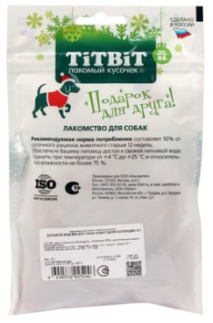 TitBit - Новогодняя коллекция - Лакомство для собак, Дольки из Индейки, 70 гр