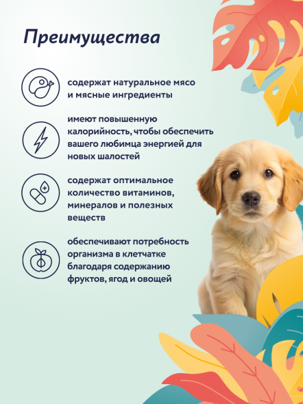 Florida - Консервы для щенков, Индейка с Клюквой