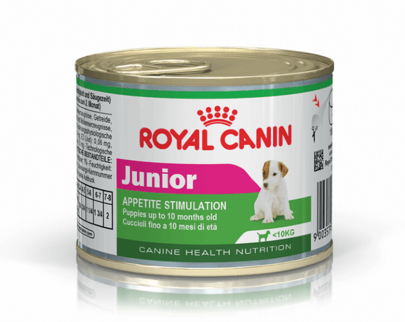 17213.580 Royal Canin Junior - Vlajnii korm dlya shenkov melkih porod 195gr kypit v zoomagazine «PetXP» Royal Canin Junior - Влажный корм для щенков мелких пород 195гр