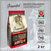 Primordial - Сухой корм для собак мелких пород беззерновой, кабан, ягненок