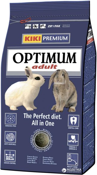 Kiki Optimum - Корм для декоративных кроликов 800гр