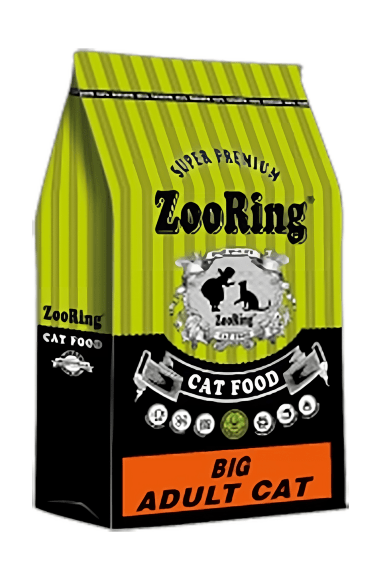 45900.580 ZooRing Big Cat - Syhoi korm dlya vzroslih koshek krypnih porod kypit v zoomagazine «PetXP» ZooRing Big Cat - Сухой корм для взрослых кошек крупных пород