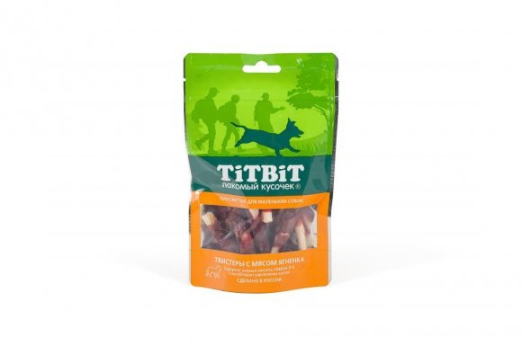 TiTBiT - Твистеры с мясом ягненка для маленьких собак 50 г