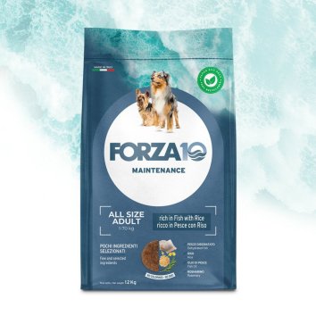 Forza10 Maintenance - Сухой корм для взрослых собак всех пород, с Морской Рыбой и Рисом