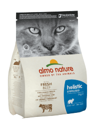 Almo Nature Sterilised - Сухой корм для кастрированных кошек с говядиной