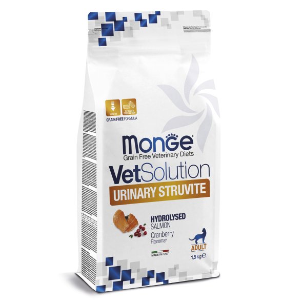 Monge VetSolution Urinary Struvite Струвит - Диетический корм при заболеваниях мочеполовой системы и струвитном течении МКБ