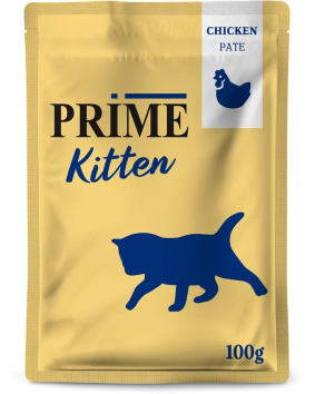 Prime Adult - Паучи для котят, паштет из курицы 100 гр