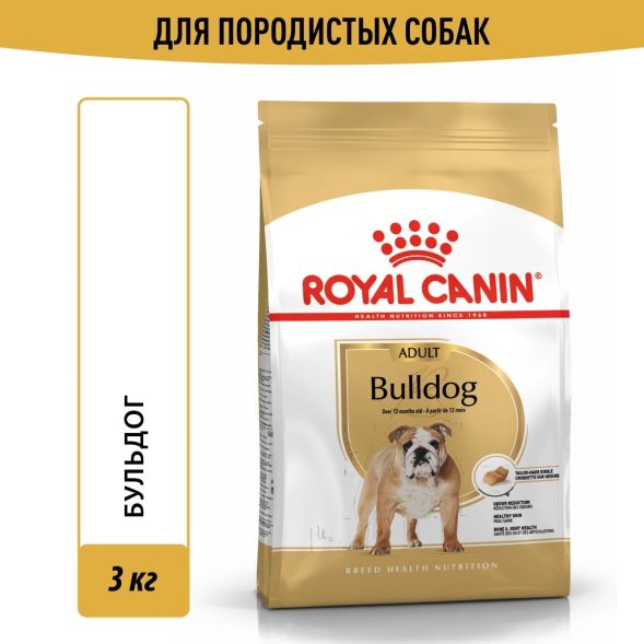Royal Canin Bulldog Adult - Сухой корм для собак породы английский бульдог