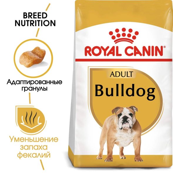 Royal Canin Bulldog Adult - Сухой корм для собак породы английский бульдог