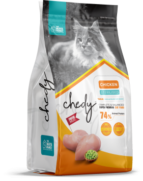 Chedy Sterilised - Сухой корм для стерилизованных кошек, с Курицей