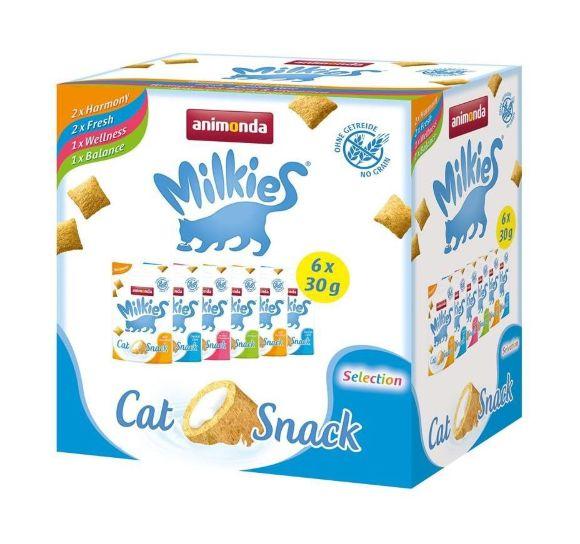 Animonda Milkies - Лакомство для кошек - Набор из 4 видов 6*30гр